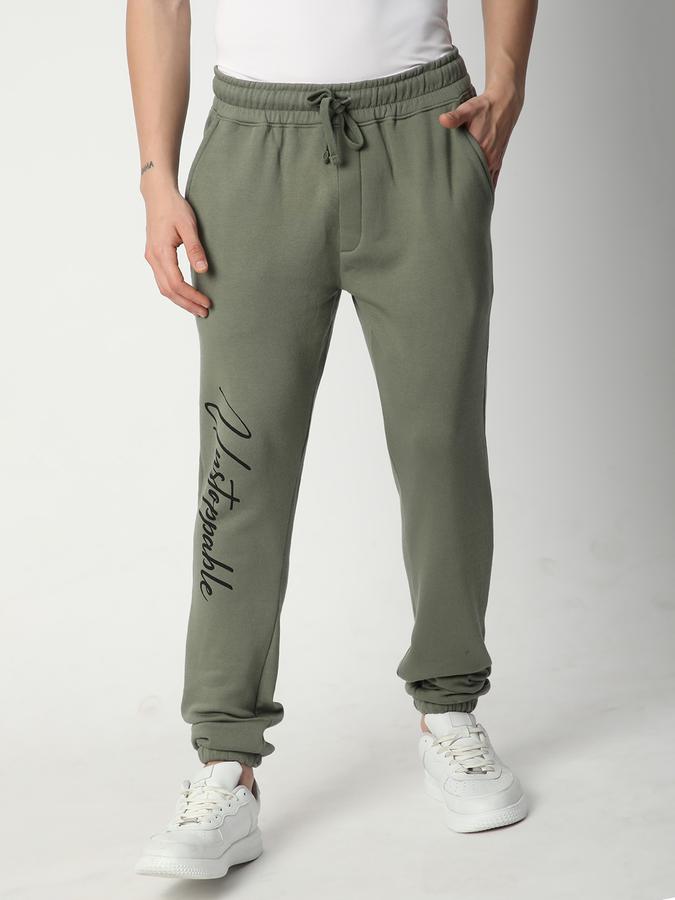 Graphic Print Men Track Pants