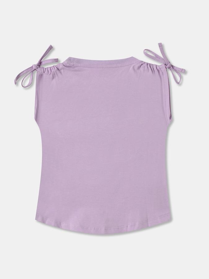 Girls Pure Cotton Knit Top  image number 1