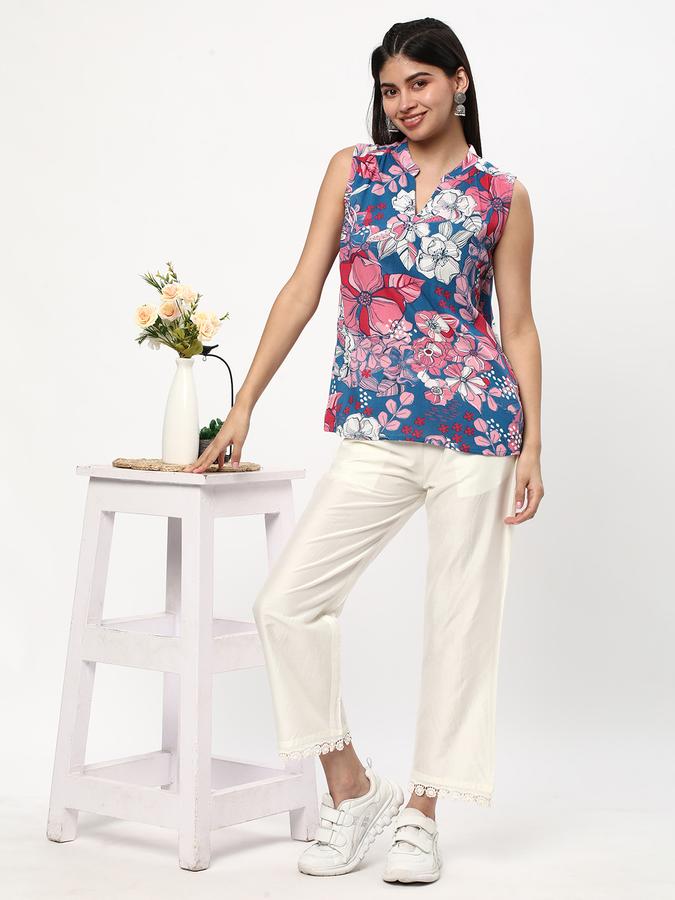 Women Floral Print Tunic image number 1