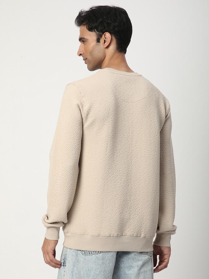 Full Sleeve Solid Men Sweatshirt image number 2