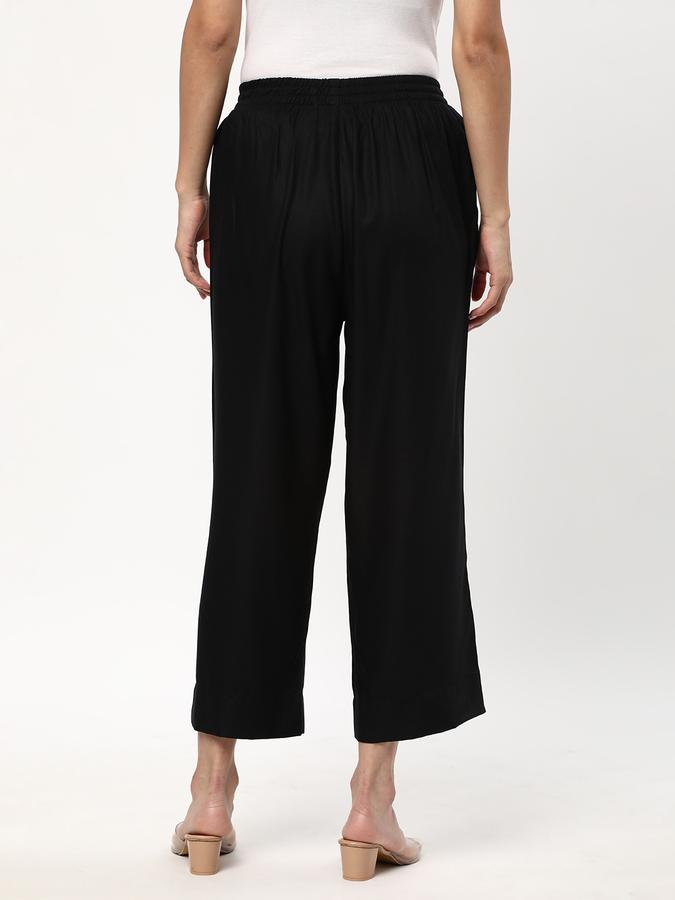 Women Relaxed Fit Flat-Front Culottes image number 2