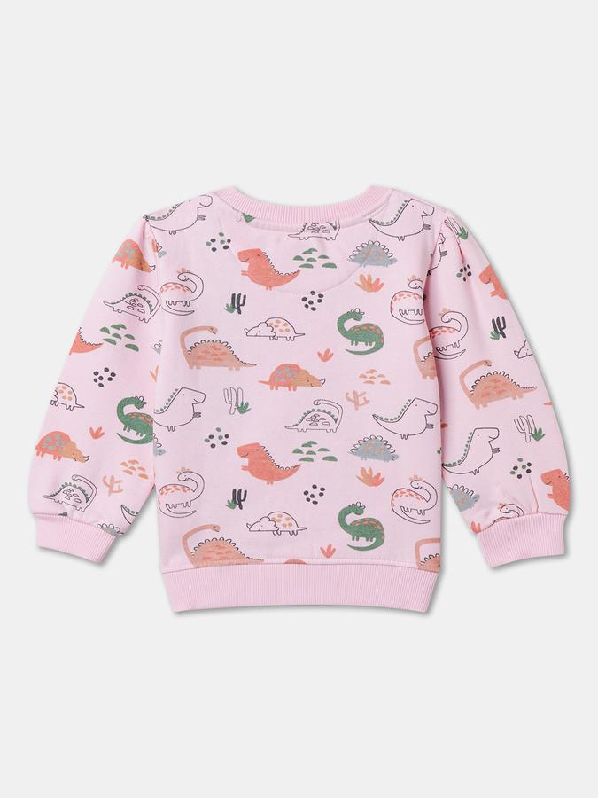 Full Sleeve Printed Baby Girls Sweatshirt  image number 1