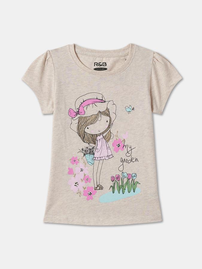 Girls solid T-shirt