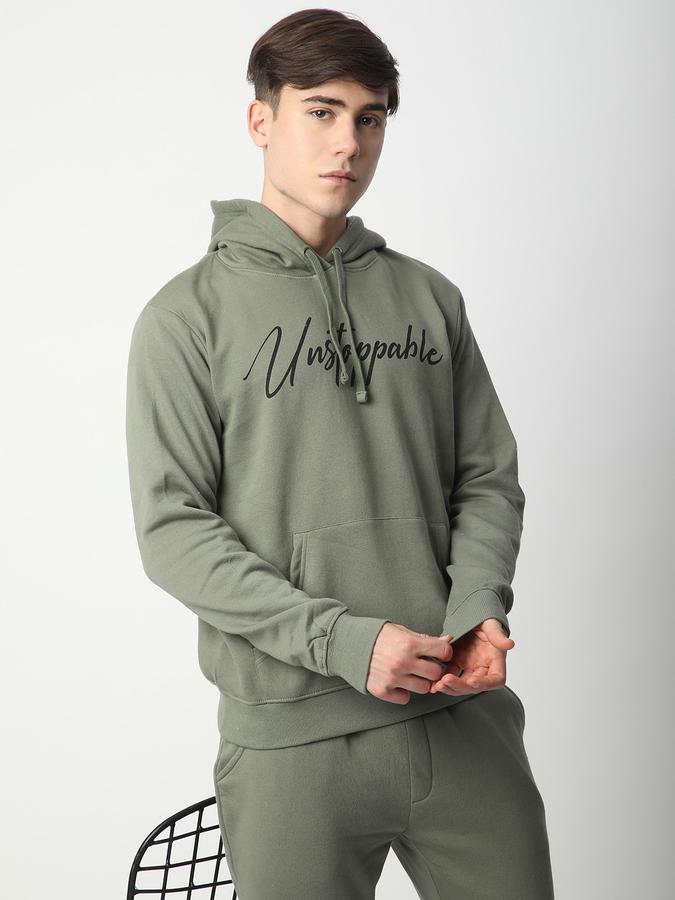 Full Sleeve Solid Men Sweatshirt