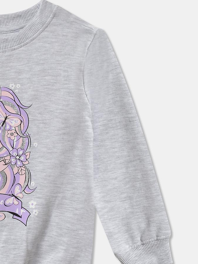 Full Sleeve Graphic Print Girls Sweatshirt  image number 2