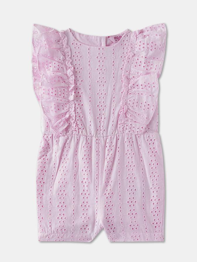 Dungaree For Baby Girls Solid Pure Cotton  image number 0