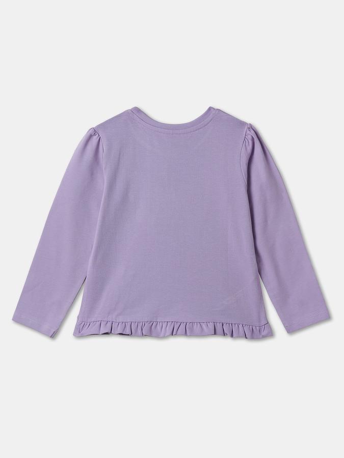 Girls Cotton Blend A-line Top image number 1