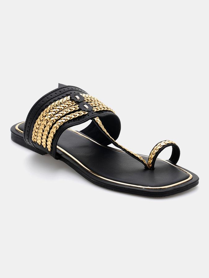 Women Braided Toe-Ring Flip-Flops image number 2