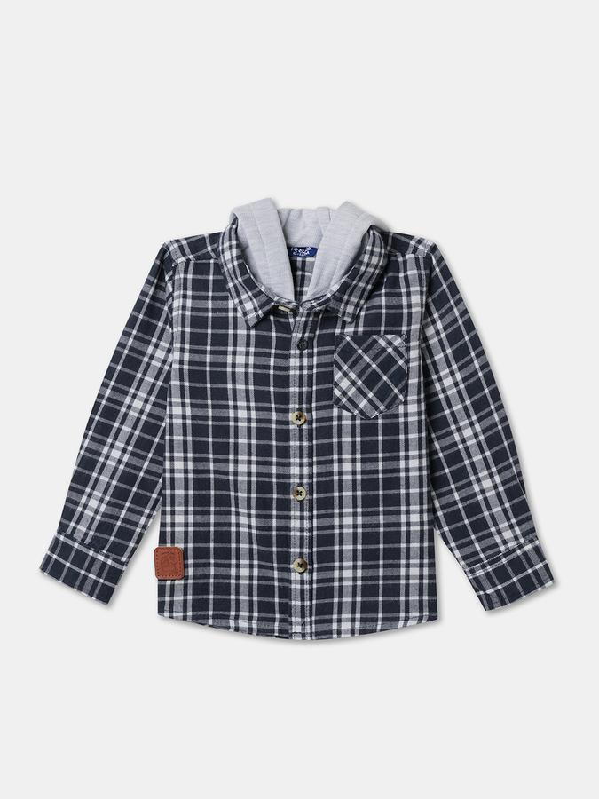 Baby Boys Checkered Casual Shirt 