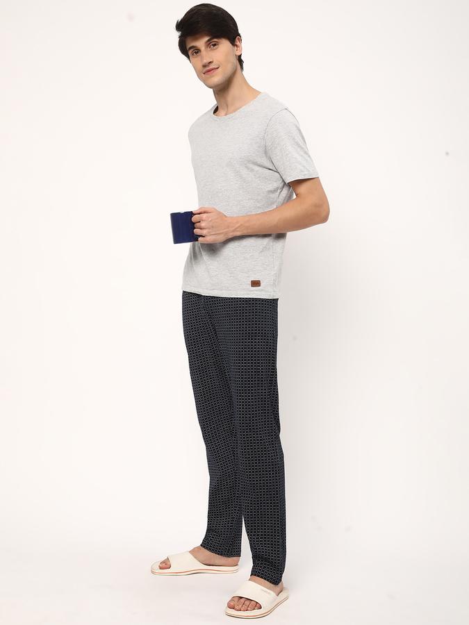 Men Checked Straight Fit Track Pants image number 1