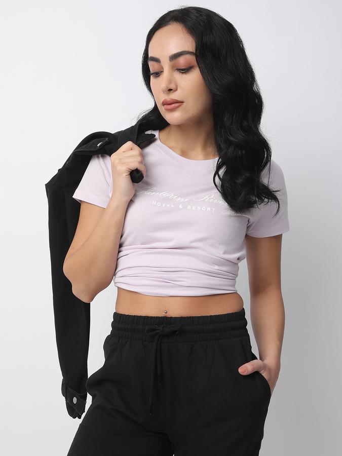 R&B Graphic Print Women Round Neck T-Shirt image number 0