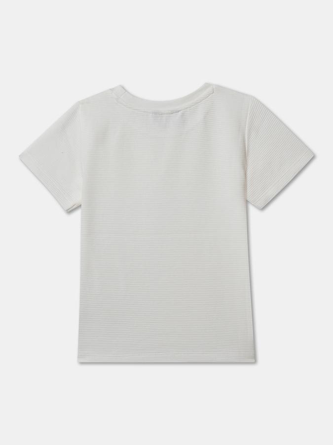 Boys Solid Pure Cotton Regular T Shirt image number 1