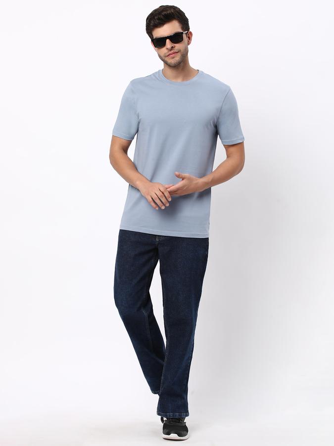 Men Crew-Neck T-Shirt with Short Sleeves image number 1