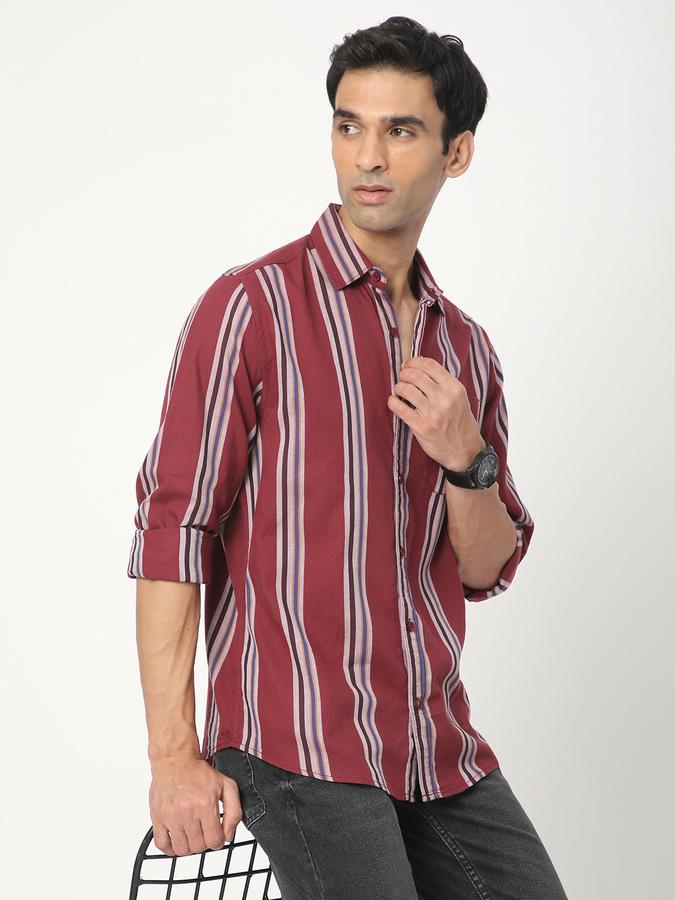 Men Striped Casual Shirt