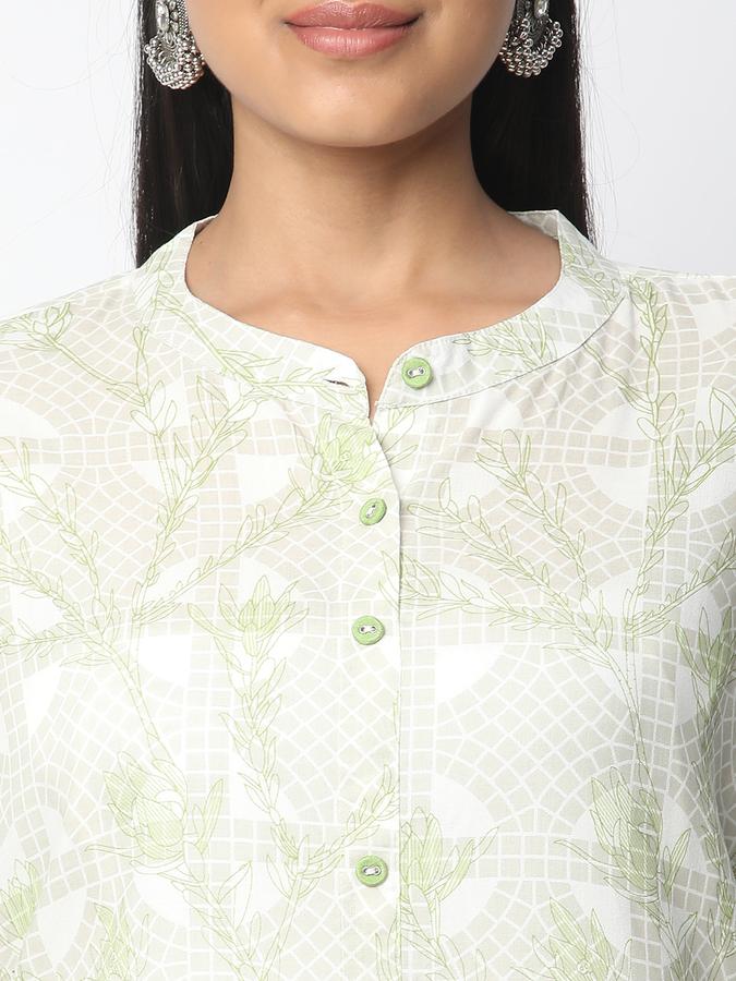 Women Printed Straight Kurta  image number 3