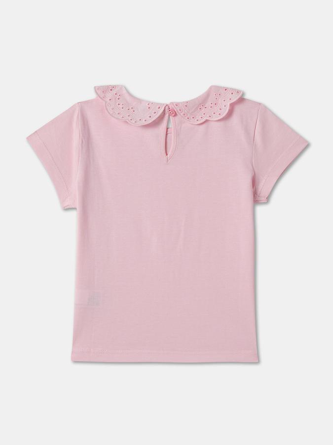 Girls Pure Cotton Knit Top  image number 1