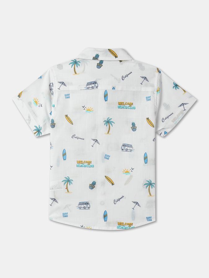 Boys Printed Regular Fit Shirt image number 1