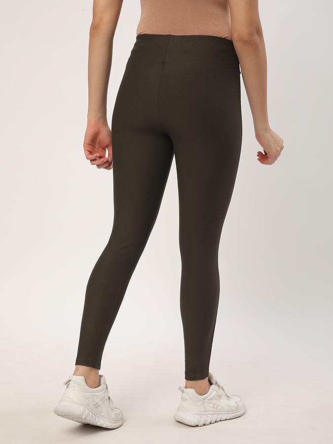 Women Skinny Fit Flat-Front Pants image number 2