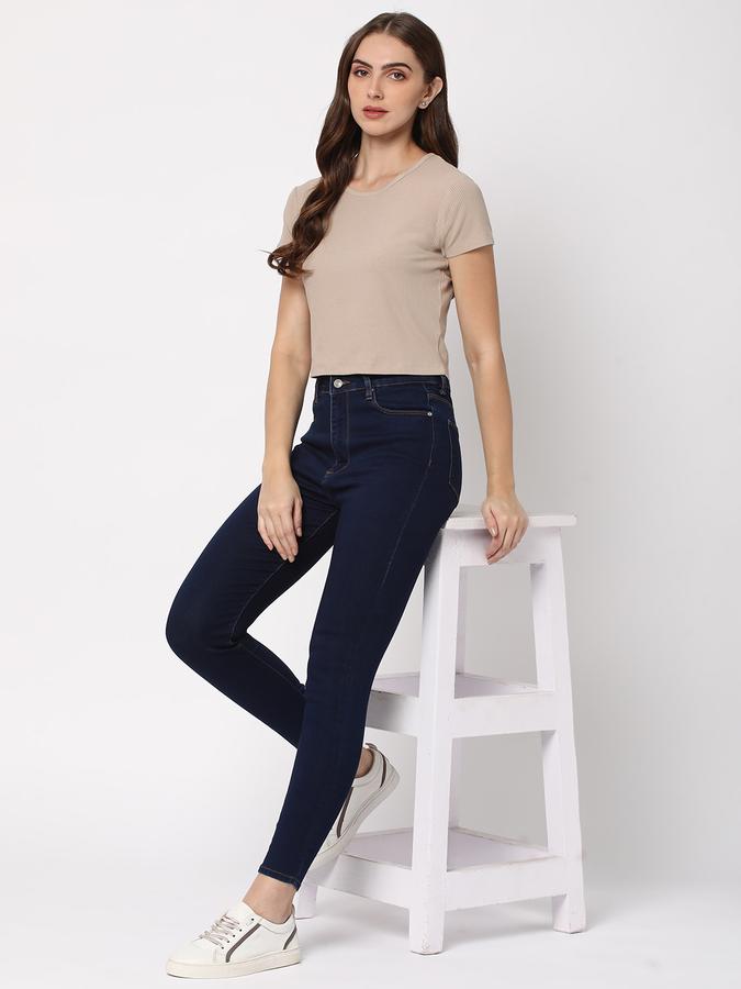 Women Mid-Rise Skinny Jeans image number 1