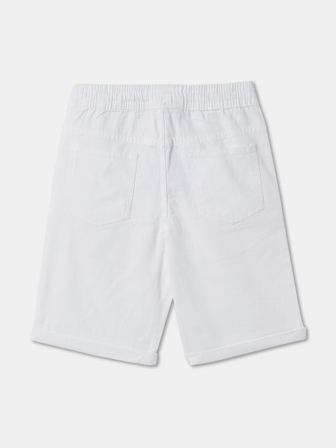 Boys Regular Fit Shorts with Drawstring Waist image number 1