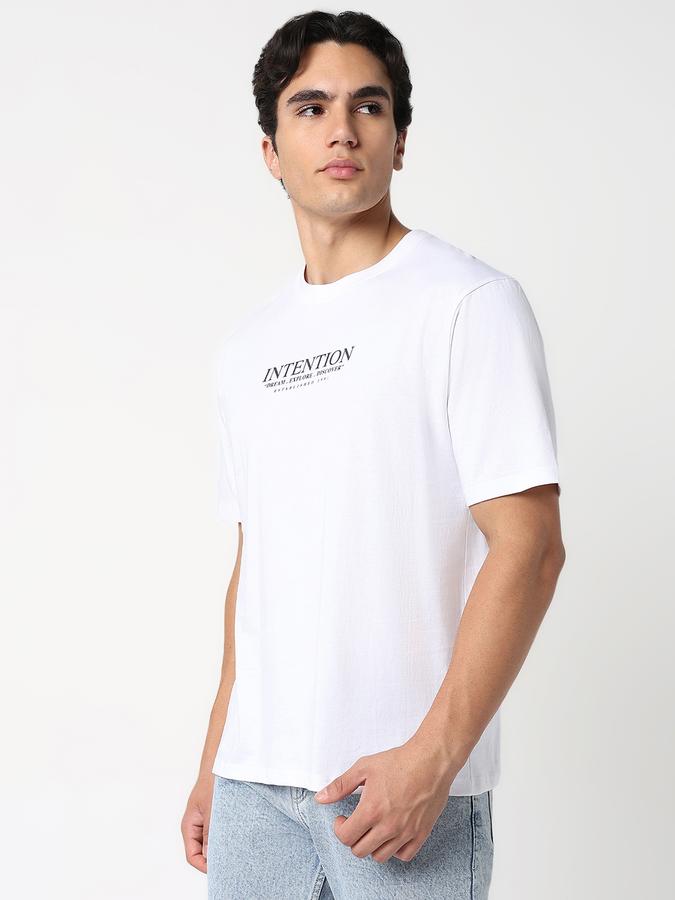 Solid Men Round Neck T-Shirt  image number 2