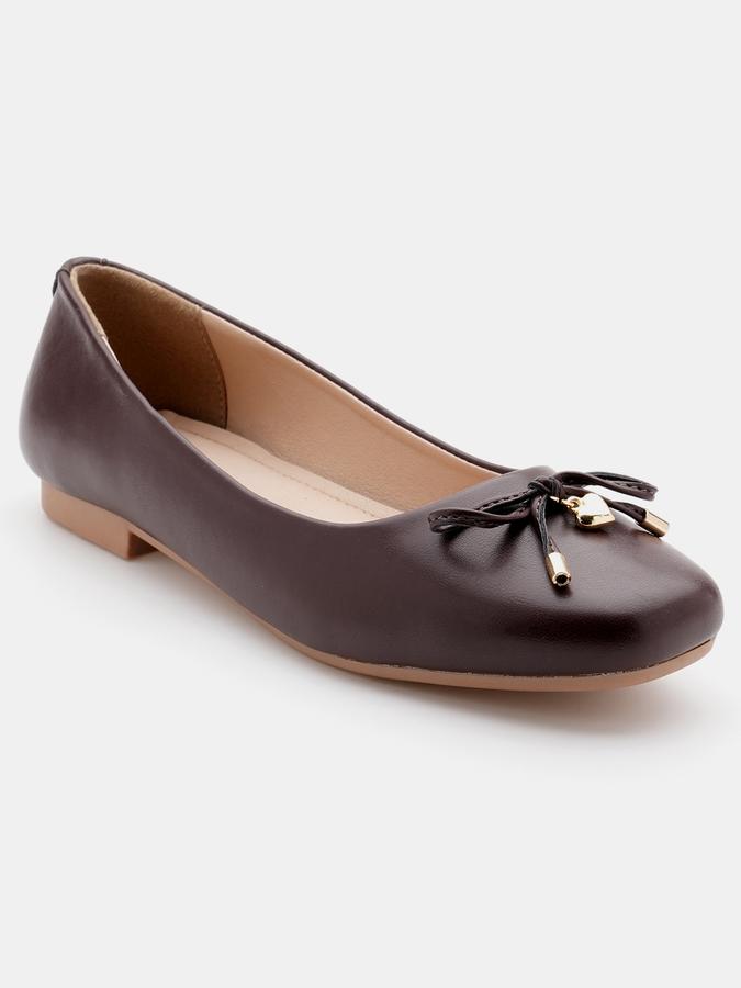 Women Slip-On Ballerinas with Bow Accent image number 2