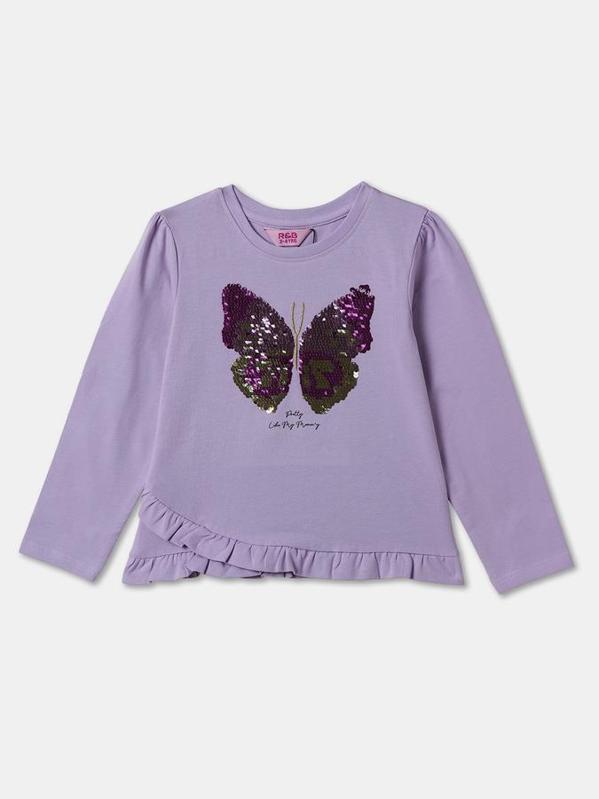 Girls Cotton Blend A-line Top