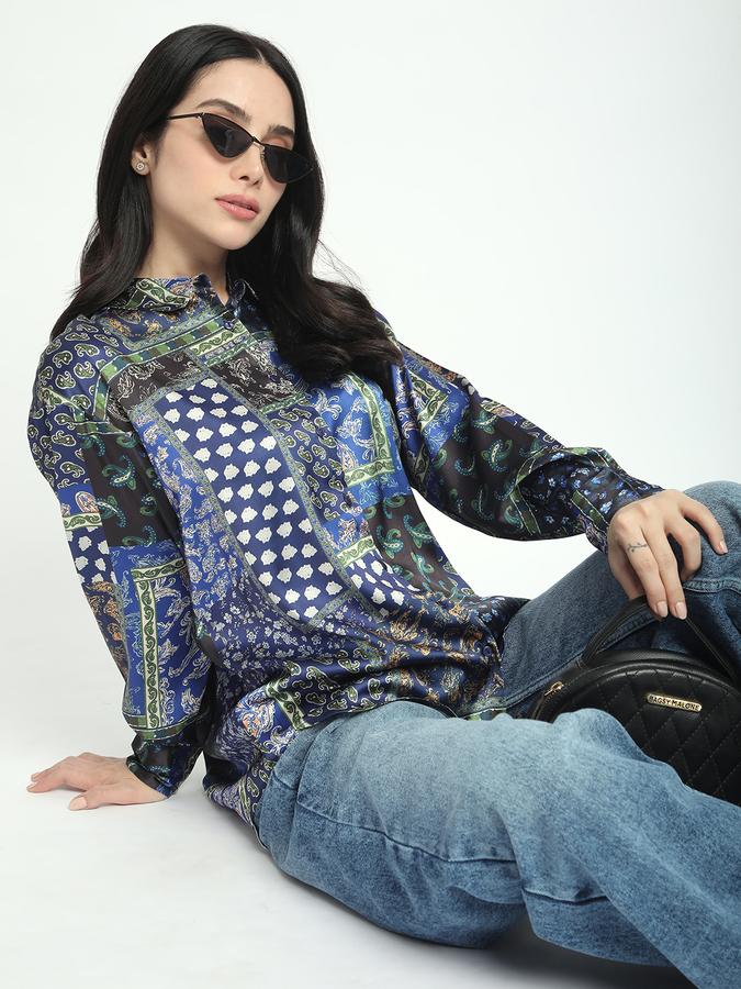 Women Floral Print Casual Shirt