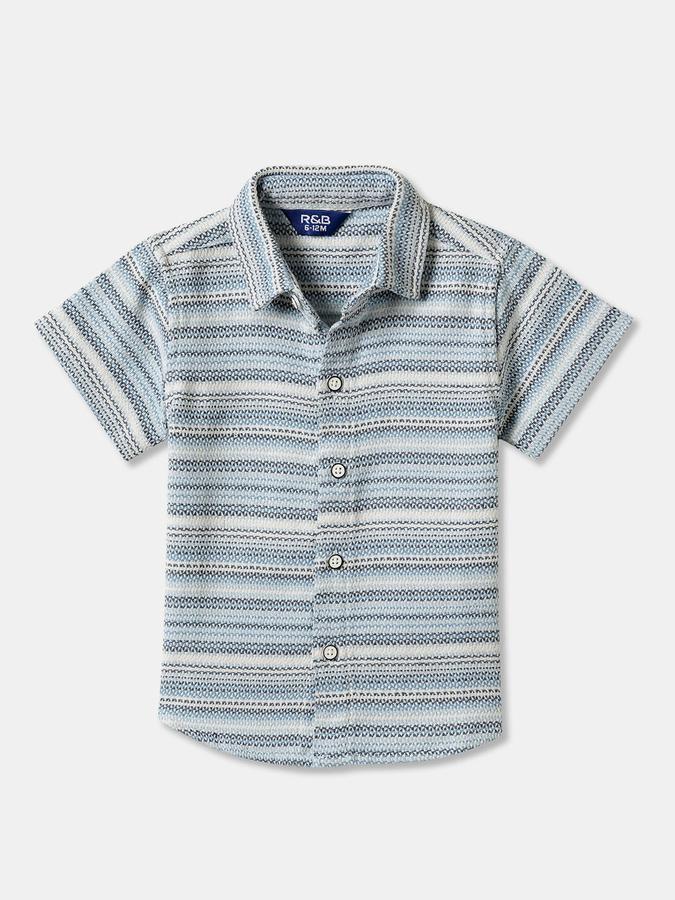 Baby Boys Striped Casual Shirt