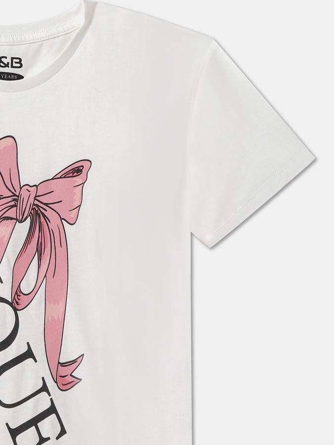 Girls solid T-shirt image number 2