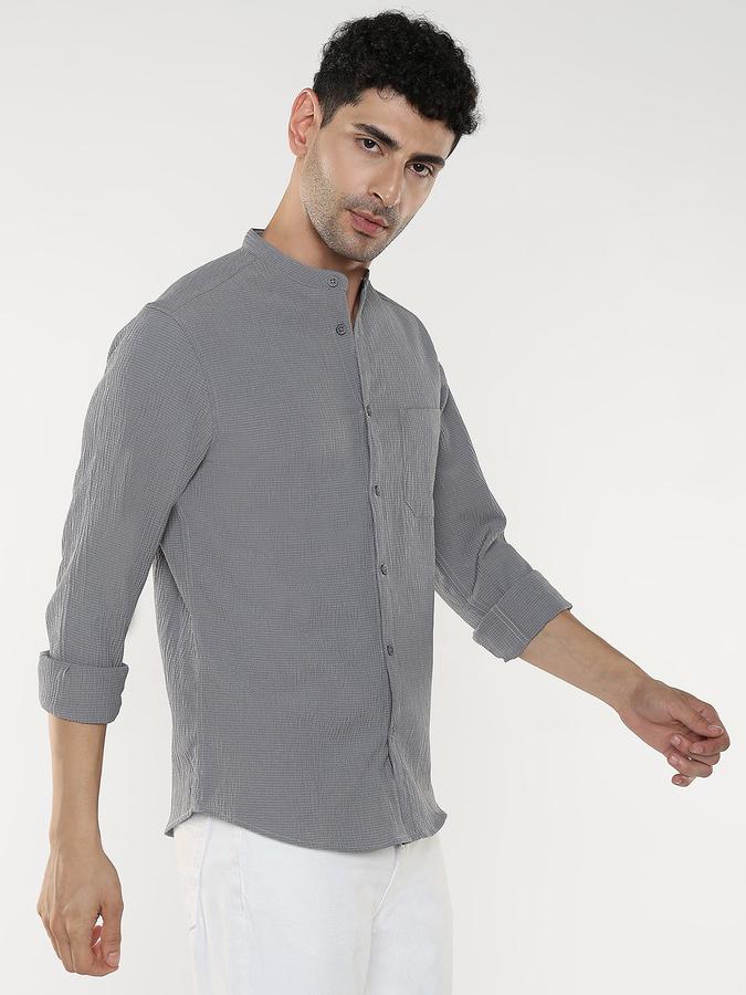 Men Self Design Casual Shirt image number 1