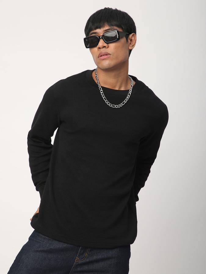 Solid Men Round Neck T-Shirt