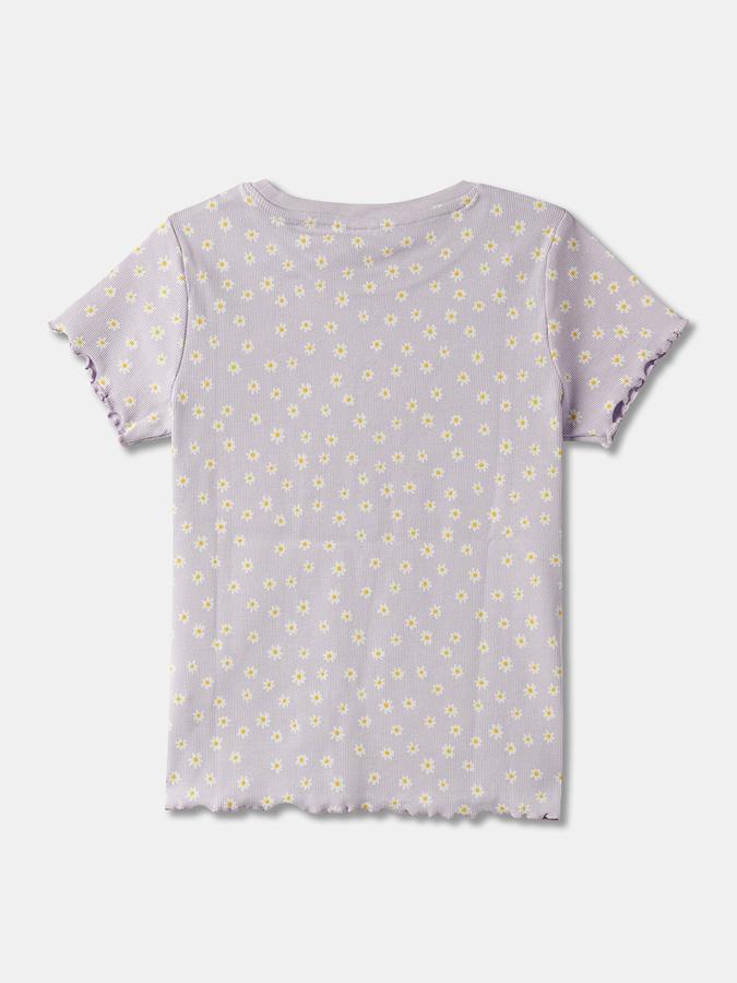 Girls Floral Print Regular Fit Top image number 1