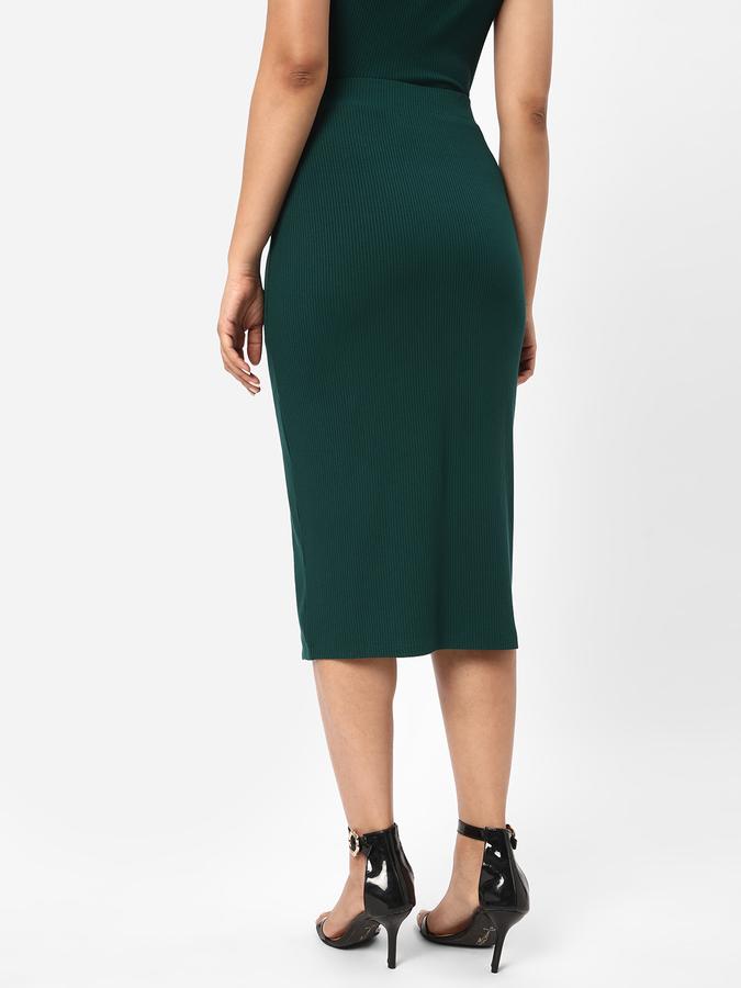 R&B Women's Side Slit Midi Skirt image number 2