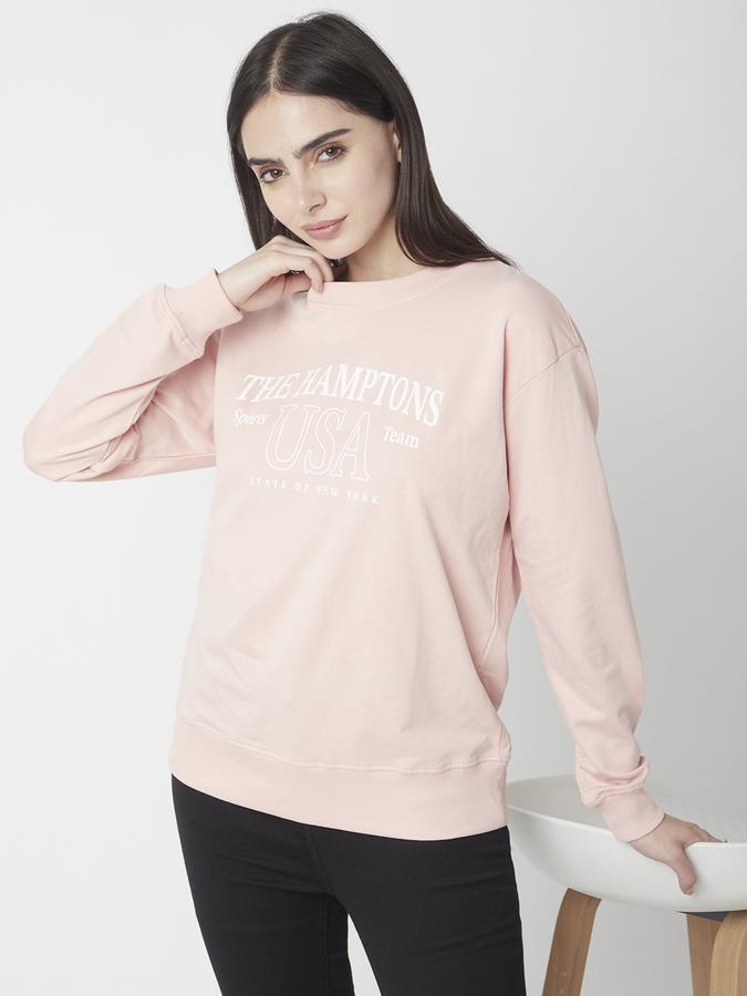 Full Sleeve Solid Women Sweatshirt