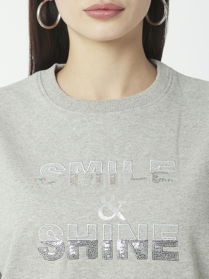 Full Sleeve Graphic Print Women Sweatshirt image number 3