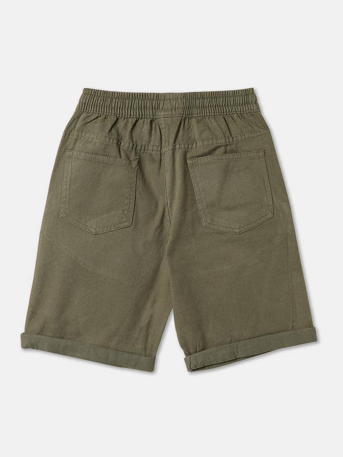 Boys Solid Shorts & 3/4ths image number 1