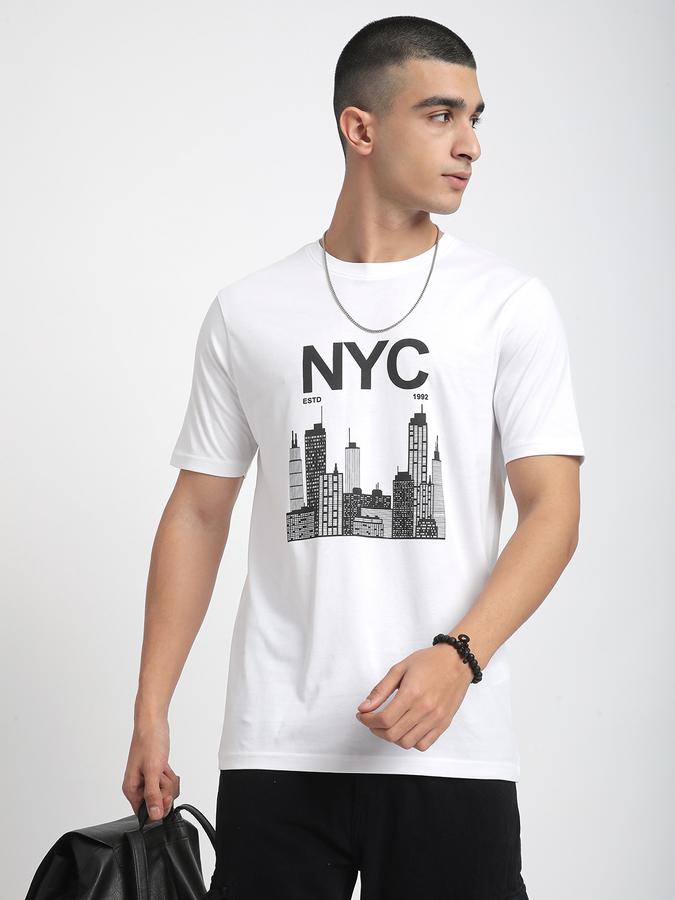 Printed Men Round Neck T-Shirt