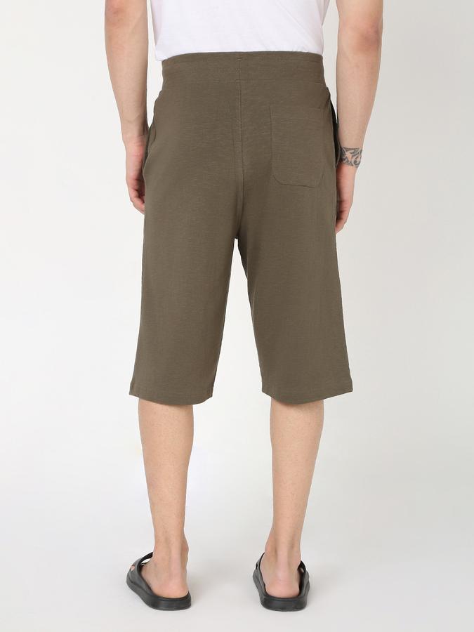 Men Regular Fit Shorts with Insert Pockets image number 3