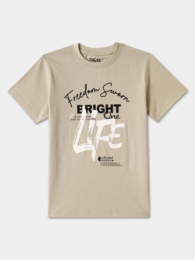 R&B BOYS PRINTED REGULAR GRAPHIC TEE R&B BOYS PRINTED REGULAR GRAPHIC TEE