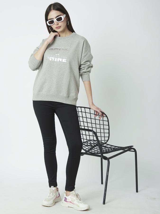 Full Sleeve Graphic Print Women Sweatshirt image number 1