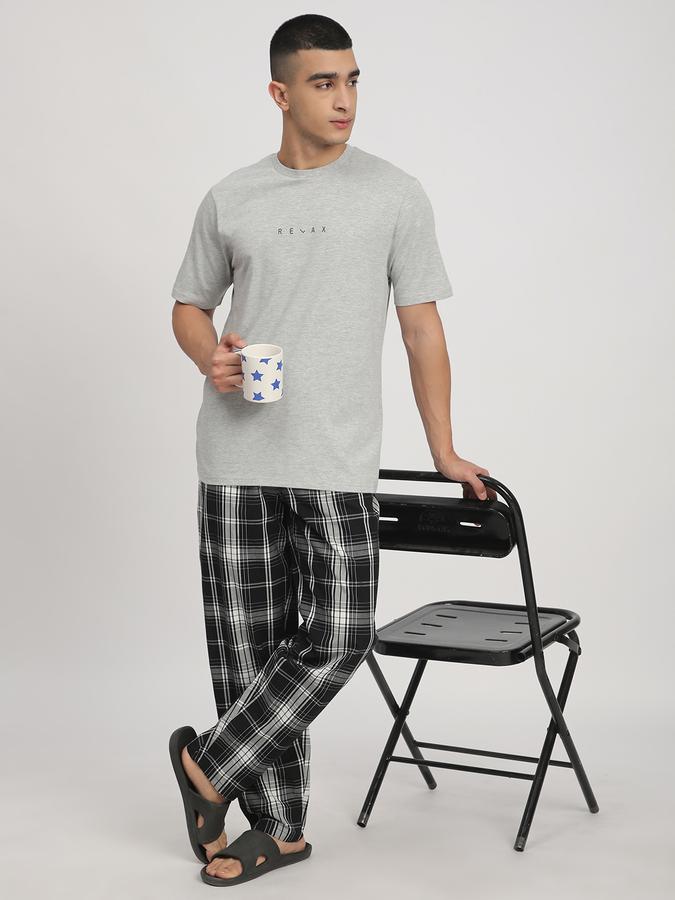 Men Printed Top & Pyjama Set  image number 1