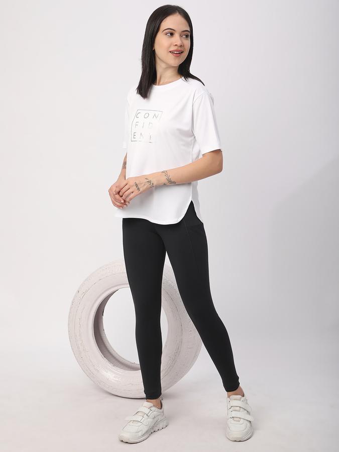 Printed Women Round Neck T-Shirt image number 1