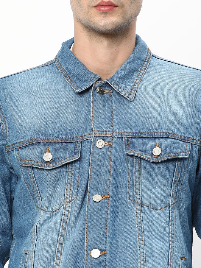 R&B Men's Denim Jacket image number 3