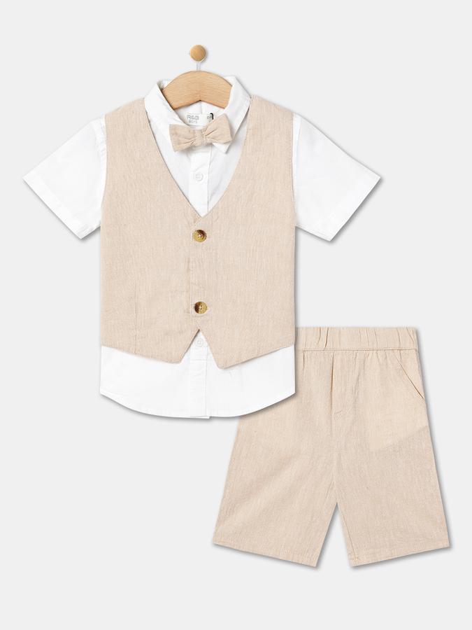 R&B Boys Beige Fashion Sets