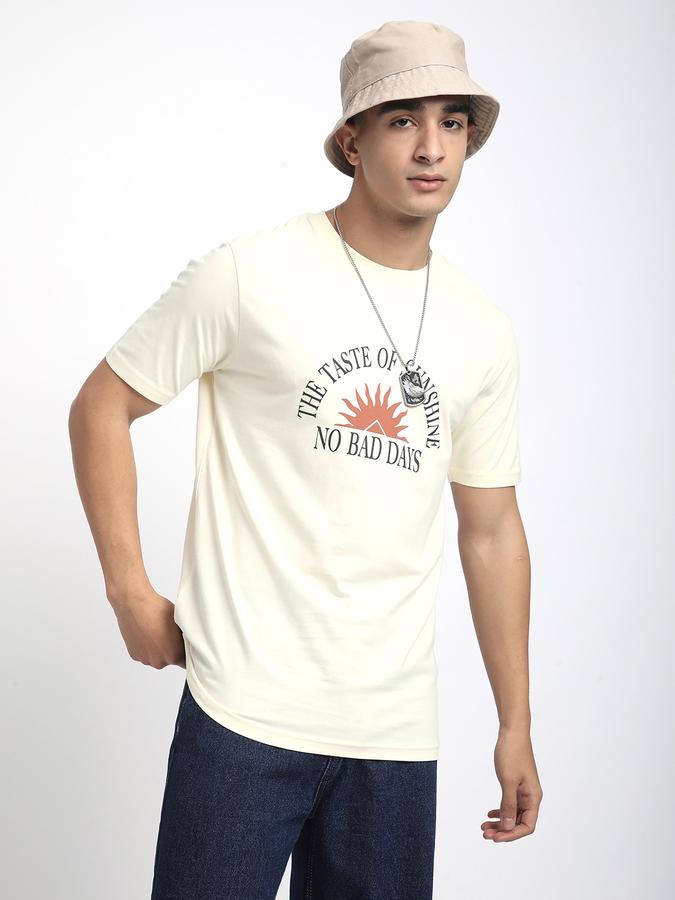 Printed Men Round Neck T-Shirt