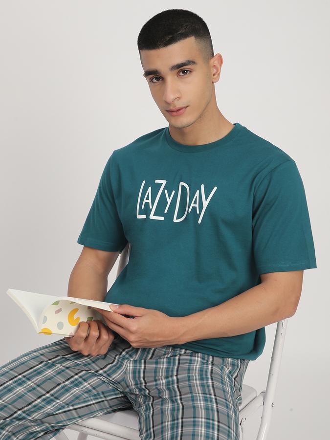 Men Printed Top & Pyjama Set  image number 0