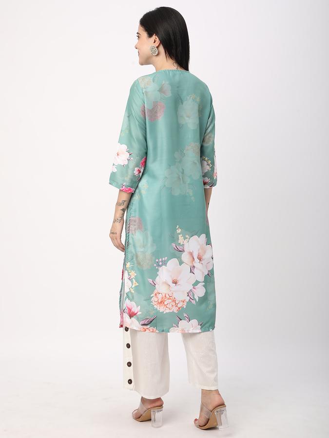 Women Printed A-line Kurta image number 2