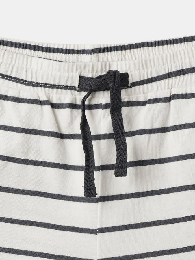 Girls Striped Regular Fit Shorts image number 3