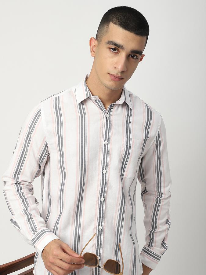 Men Striped Casual Shirt